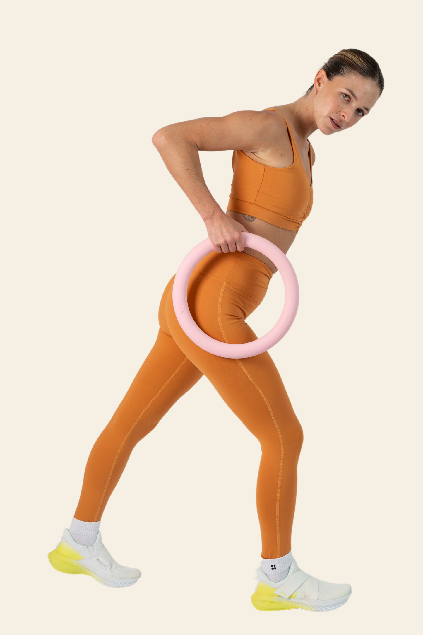 PLIÉ LEGGINGS | PAPAYA