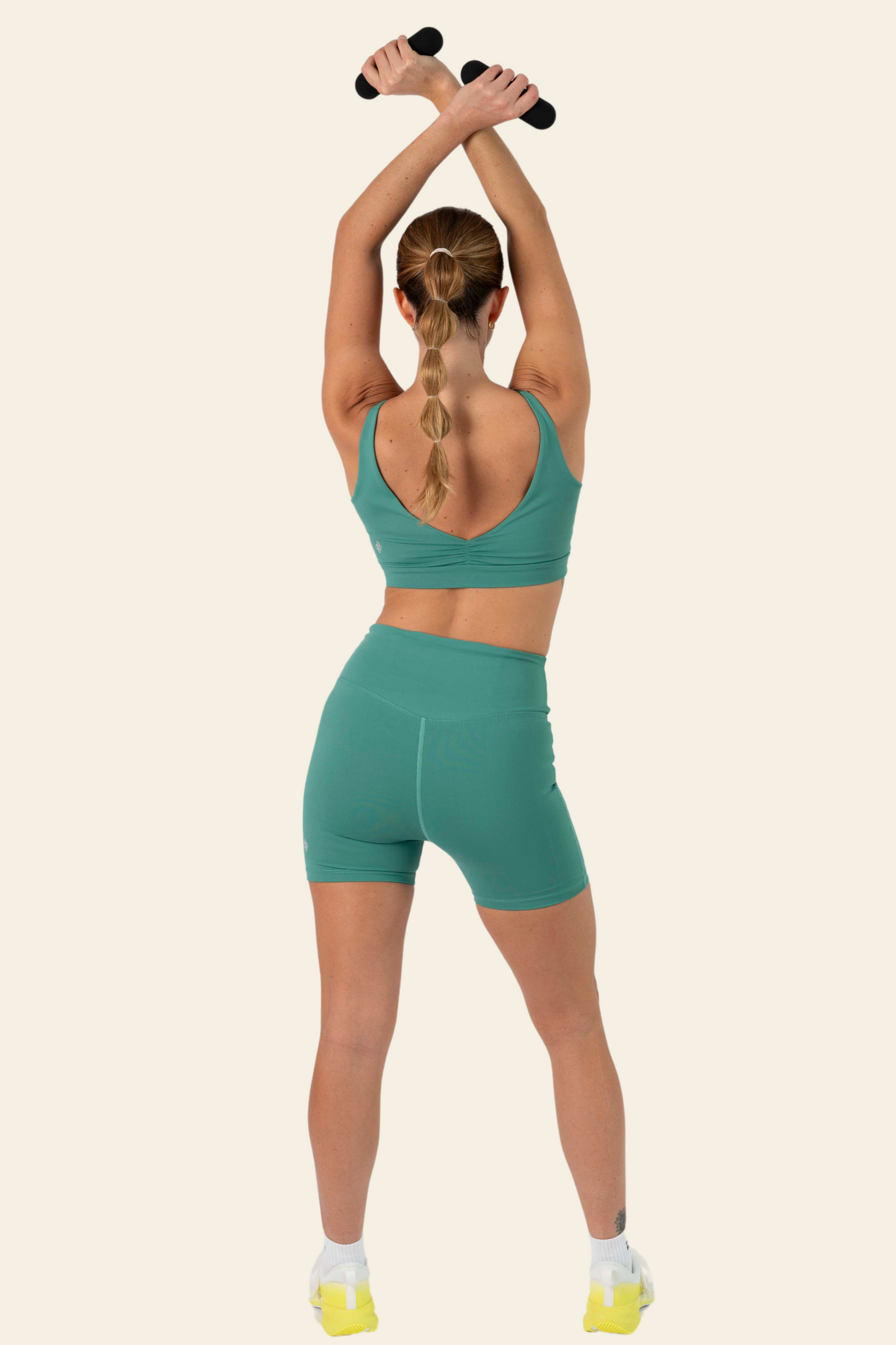 PLIÉ SHORT | OCEAN GREEN