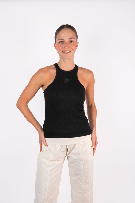 BRA TANK TOP | BLACK