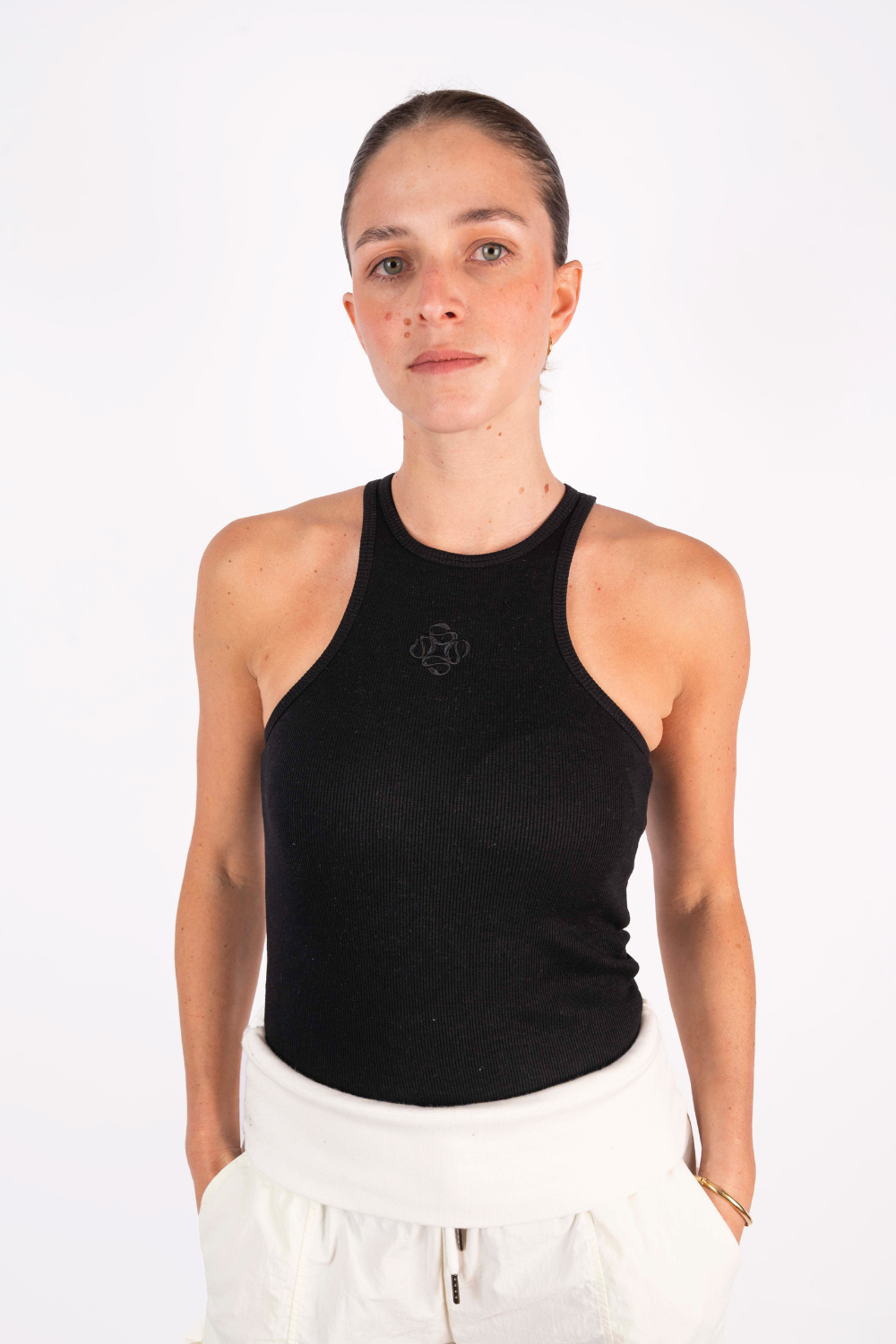 BRA TANK TOP | BLACK