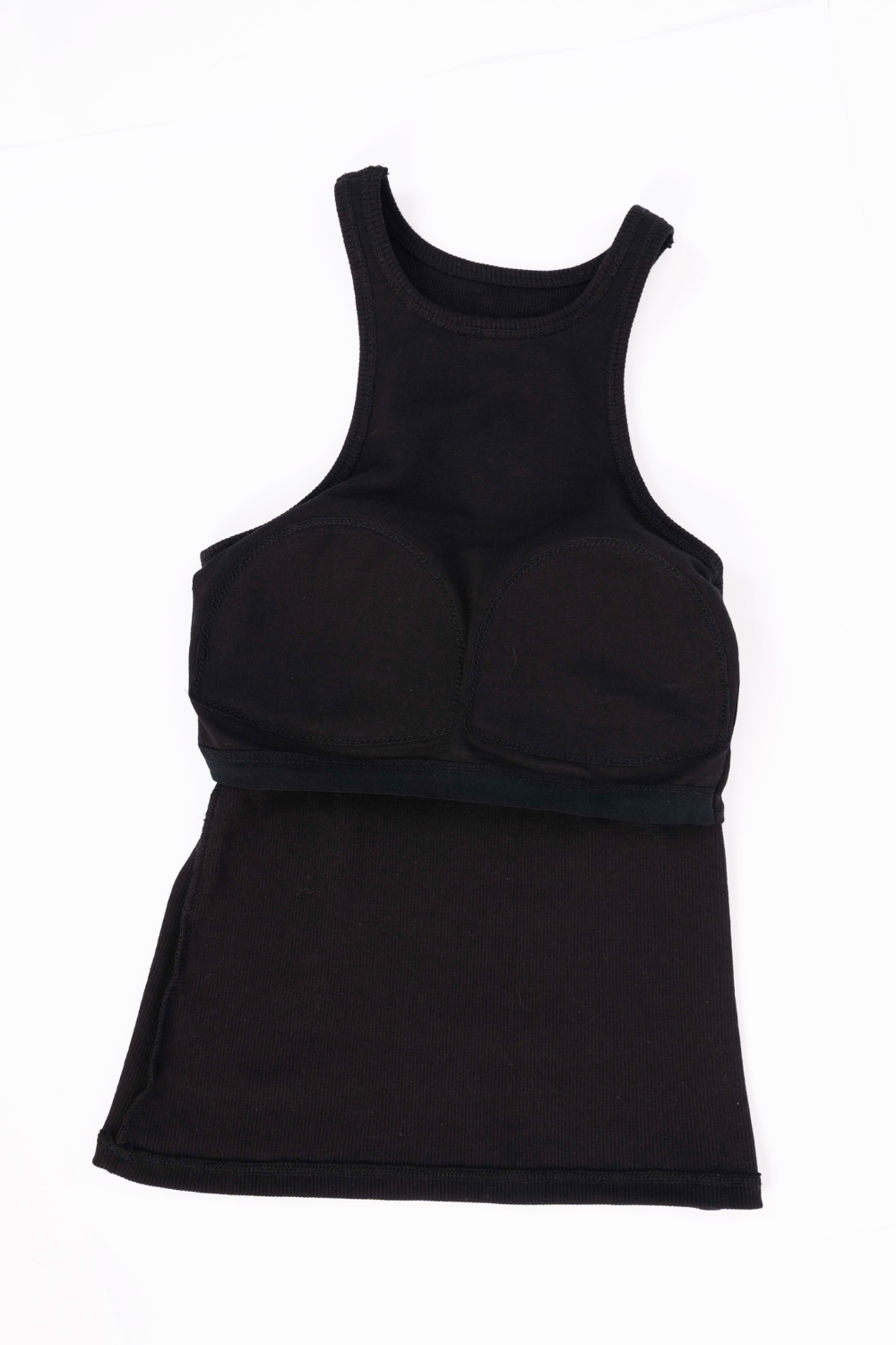 BRA TANK TOP | BLACK