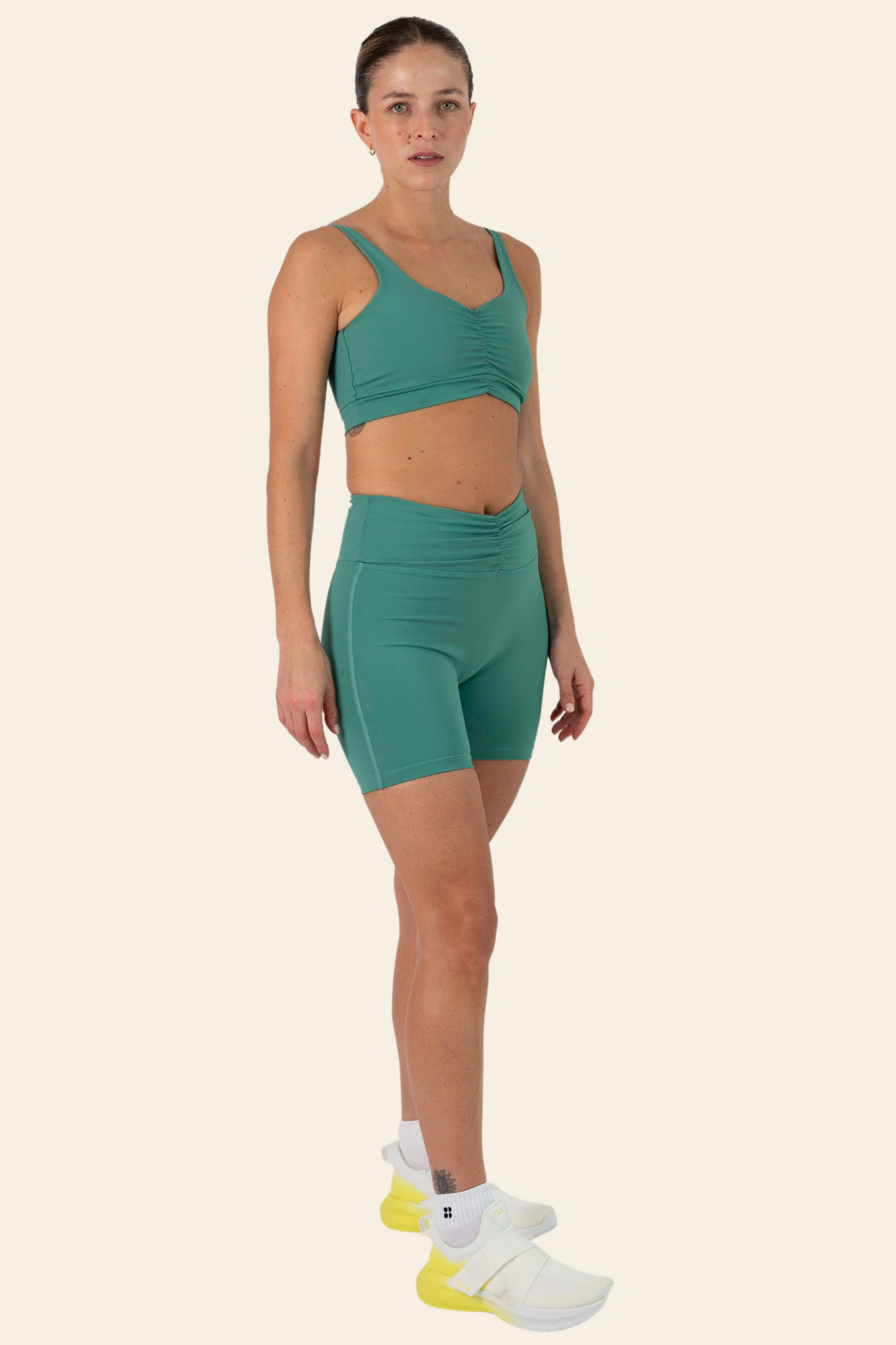 PLIÉ SHORT | OCEAN GREEN
