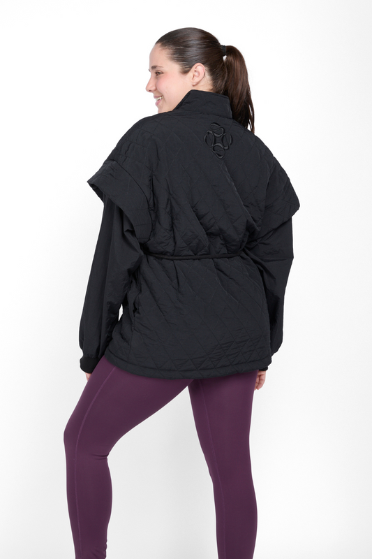 BALLERINA JACKET (2 in 1) | BLACK