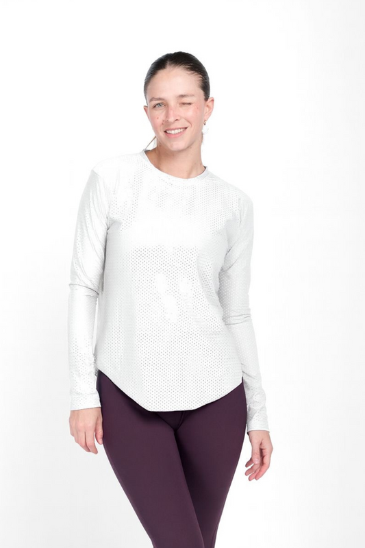 FLOW LONG SLEEVE | BIANCO