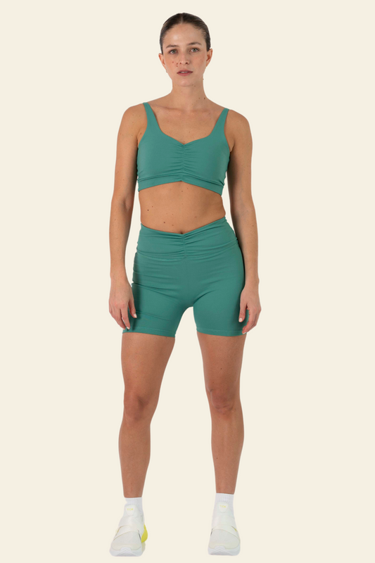 PLIÉ SHORT | OCEAN GREEN