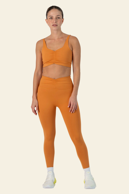 PLIÉ LEGGINGS | PAPAYA